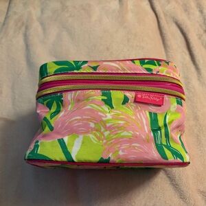 Lilly Pulitzer Floral Print makeup bag
